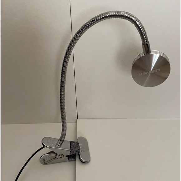 LEPOWER Clip on Light Lamp Silver - Picture 2 of 6